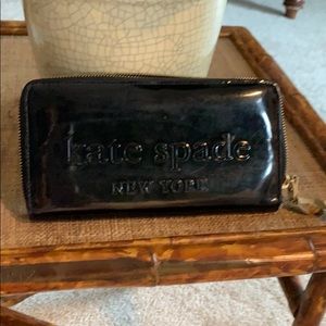 Vintage Kate Spade Black Patent Wallet
